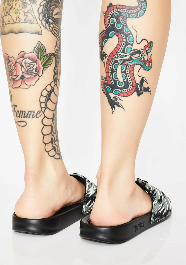 Top 10 ๐ RIPNDIP Nerm Tiger Camo Slides ๐ฉด Sandals ๐คฉ 6 RIPNDIP Nerm Tiger Camo Slides Sandals