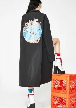 RIPNDIP World On Fire Trench Coat Outerwear