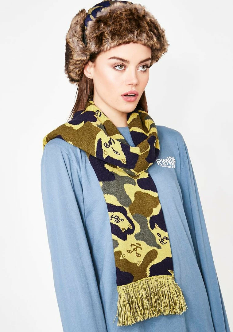 Best reviews of 🥰 RIPNDIP Scarves & Gloves Nerm Camo Scarf ❤️ 5 RIPNDIP Scarves & Gloves Nerm Camo Scarf