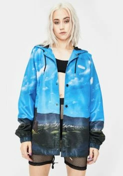 Best Pirce π₯ RIPNDIP Outerwear Hold Me Hooded Coach Jacket 𧨠9 RIPNDIP Outerwear Hold Me Hooded Coach Jacket