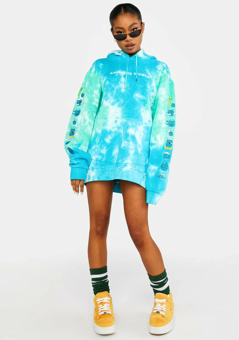 Cheapest π RIPNDIP Tops Save The World Embroidered Hoodie π 6 RIPNDIP Tops Save The World Embroidered Hoodie