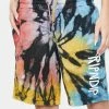 RIPNDIP Bottoms Tie Dye Rubber Logo Sweatshorts