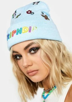 RIPNDIP Hats Promised Land Tie Dye Beanie