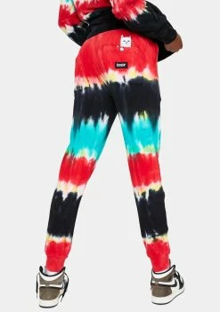 RIPNDIP Bottoms Tie Dye Peeking Nermal Sweatpants