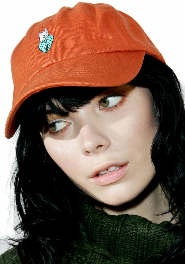 Top 10 ❤️ RIPNDIP Hats Orange Nermal Leaf Dad Hat ❤️ 5 RIPNDIP Hats Orange Nermal Leaf Dad Hat