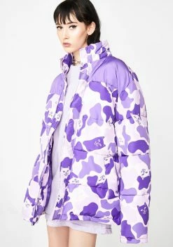 Wholesale ⌛ RIPNDIP Nerm Camo Puffer Jacket Outerwear 🎉 9 RIPNDIP Nerm Camo Puffer Jacket Outerwear