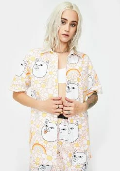 RIPNDIP Daisy Daze Button Up Shirt
