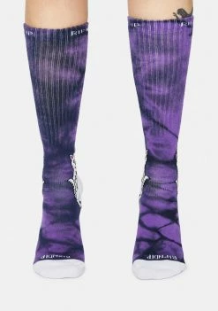RIPNDIP Purple Lightning Lord Nermal Socks Socks & Tights
