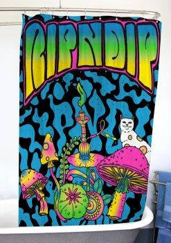 RIPNDIP Psychedelic Shower Curtain Home Stuff