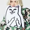 RIPNDIP Home Stuff Lord Nermal Pillow