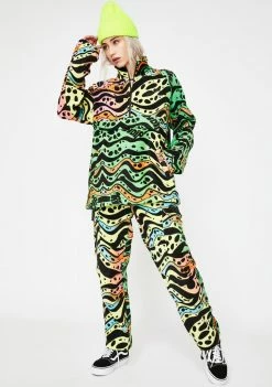 RIPNDIP Ripple Brushed Fleece Half Zip Jacket