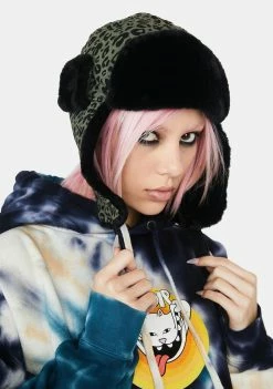 RIPNDIP Hats Olive Spotted Aviator Hat