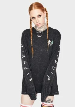 RIPNDIP Butz Up Long Sleeve Graphic Tee Tops