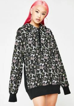 RIPNDIP Nerm Flower Pattern Pullover Hoodie