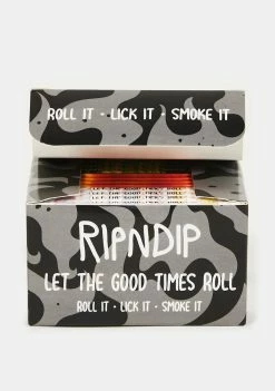 Best Sale 🔔 RIPNDIP Smoke Shop Printed Rolling Paper 12 Pack 💯 8 RIPNDIP Smoke Shop Printed Rolling Paper 12 Pack
