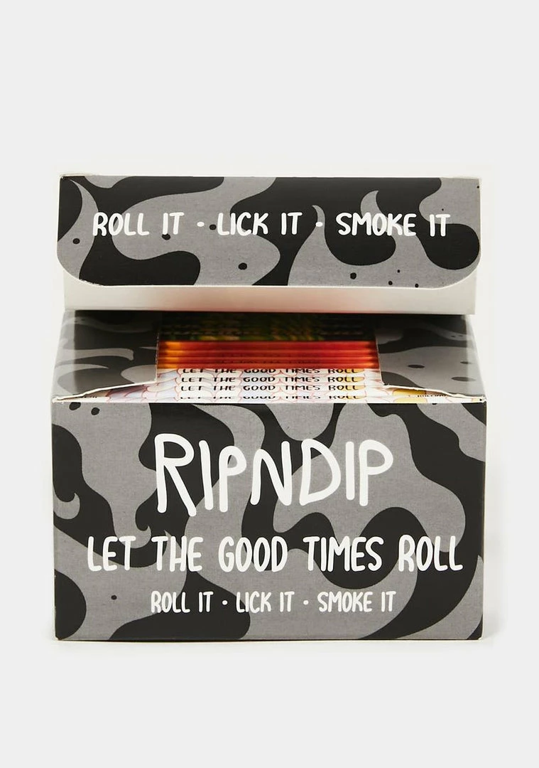 Best Sale 🔔 RIPNDIP Smoke Shop Printed Rolling Paper 12 Pack 💯 5 RIPNDIP Smoke Shop Printed Rolling Paper 12 Pack