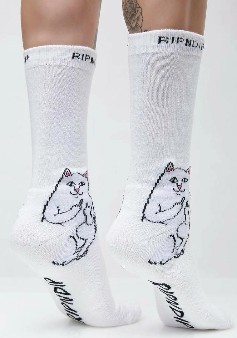 Outlet 🥰 RIPNDIP 🧦 Socks & Tights Classic Lord Nermal 🧦 Socks 🛒 5 RIPNDIP Socks & Tights Classic Lord Nermal Socks