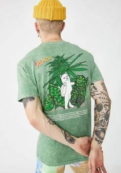 RIPNDIP Tops Purple Haze Graphic Tee