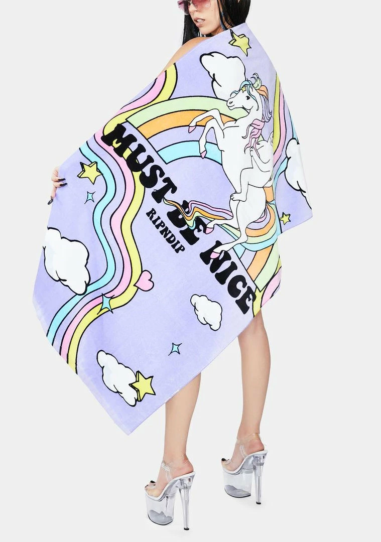 Brand new ๐ RIPNDIP My Little Nerm Beach Towel Outdoor โ๏ธ 5 RIPNDIP My Little Nerm Beach Towel Outdoor