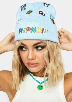 RIPNDIP Hats Promised Land Tie Dye Beanie