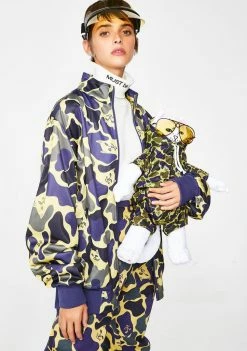 RIPNDIP Plum Nerm Camo Track Jacket