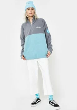 RIPNDIP DNA Brushed Fleece Half Zip Sweater Outerwear