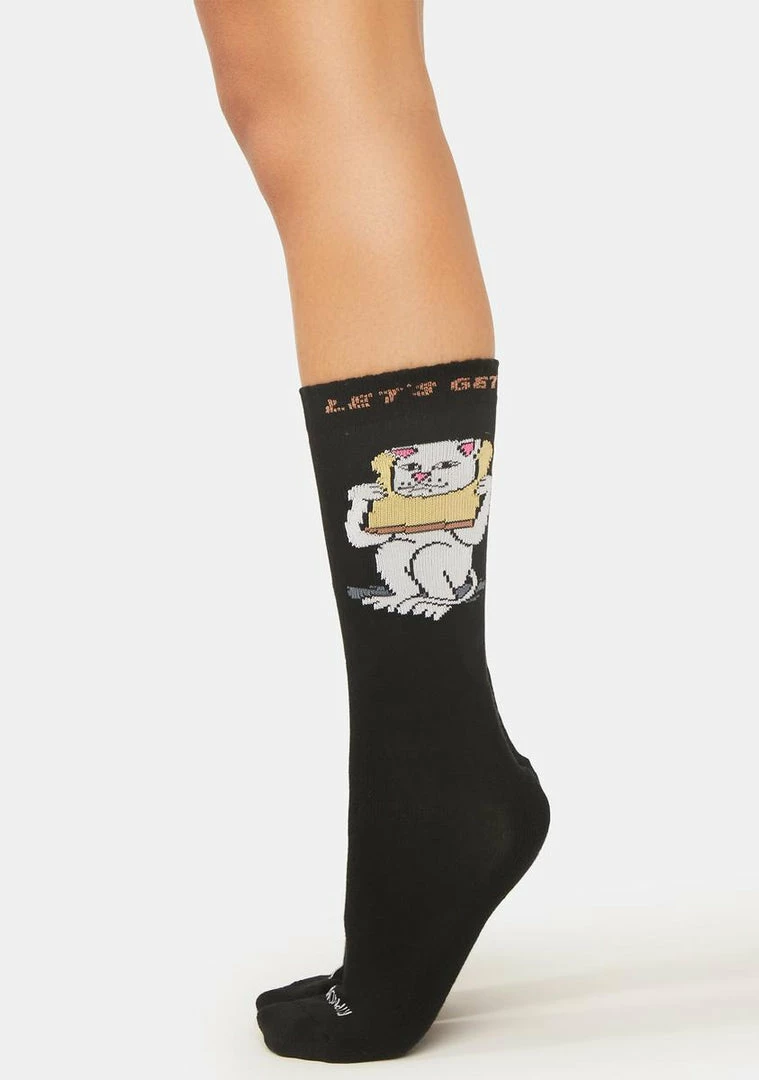 Best Sale 😀 RIPNDIP Gluten Free Crew 🧦 Socks 🛒 3 RIPNDIP Gluten Free Crew Socks
