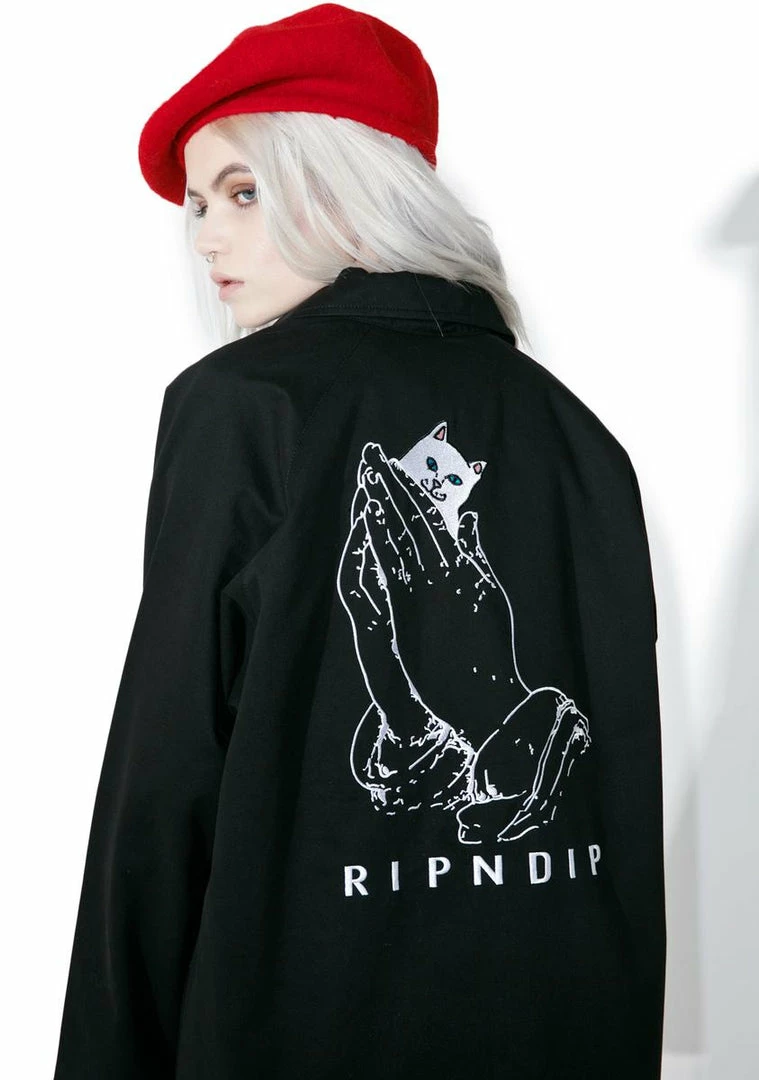 Cheap π― RIPNDIP Lord Nermal Jacket π₯° 3 RIPNDIP Lord Nermal Jacket