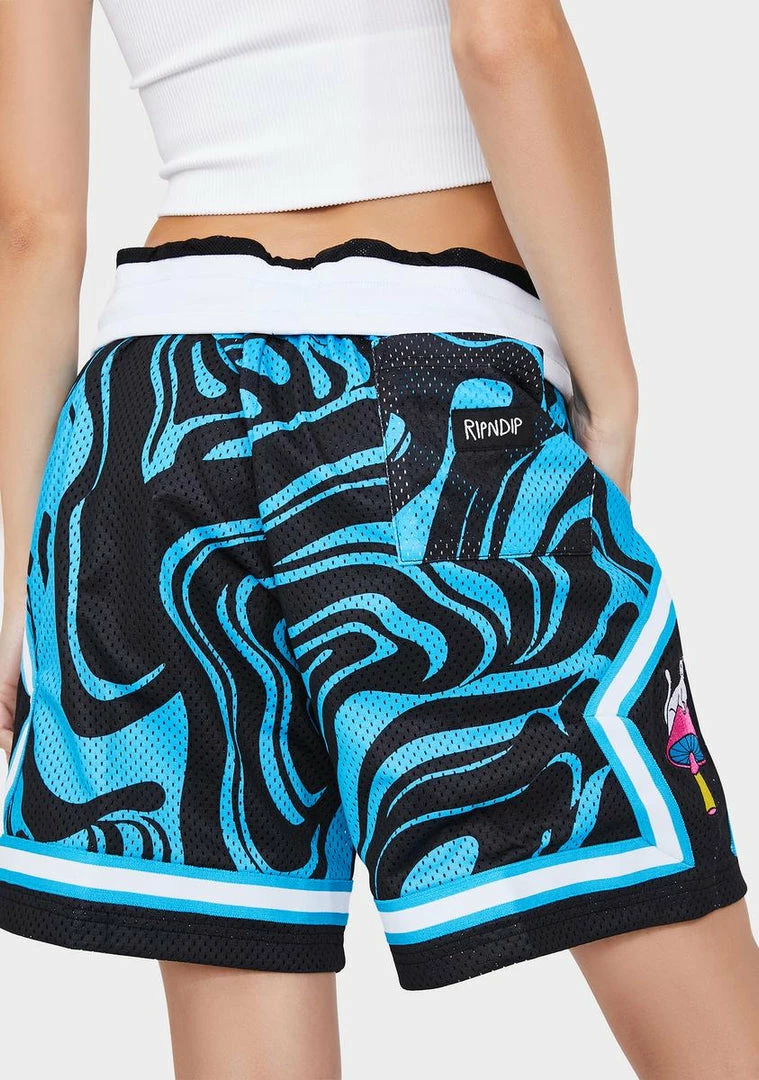 Best deal π€© RIPNDIP Bottoms Psychedelic π Basketball Shorts π€© 6 RIPNDIP Bottoms Psychedelic Basketball Shorts