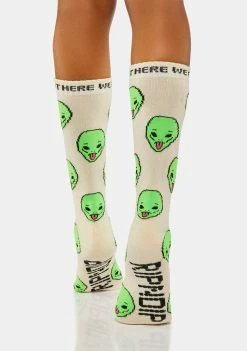 Best reviews of ✔️ RIPNDIP We Out Here Alien Crew 🧦 Socks 🧦 Socks & Tights 🧨 7 RIPNDIP We Out Here Alien Crew Socks Socks & Tights