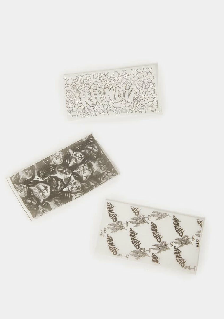 Best Sale 🔔 RIPNDIP Smoke Shop Printed Rolling Paper 12 Pack 💯 3 RIPNDIP Smoke Shop Printed Rolling Paper 12 Pack