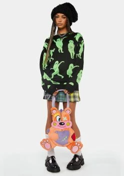 RIPNDIP Alien Dance Party Knit Sweater