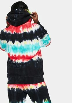 Deals โจ RIPNDIP Tie Dye Rubber Logo Hoodie ๐ 9 RIPNDIP Tie Dye Rubber Logo Hoodie