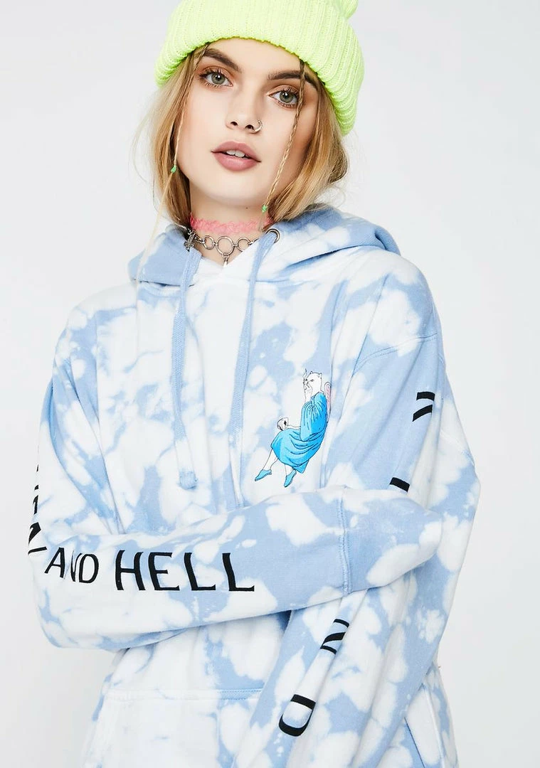 Brand new π RIPNDIP Tops Heaven And Hell Pullover Hoodie π 4 RIPNDIP Tops Heaven And Hell Pullover Hoodie