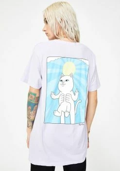 RIPNDIP Purple Halo Graphic Tee Tops