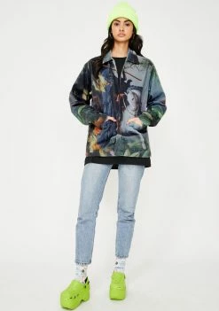 RIPNDIP Outerwear Fire & Desire Denim Coach Jacket