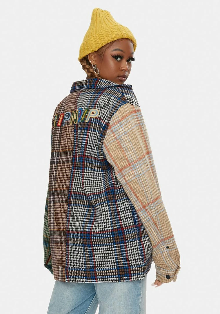 Best Sale โค๏ธ RIPNDIP Roygbiv Plaid Jacket Outerwear ๐ 6 RIPNDIP Roygbiv Plaid Jacket Outerwear