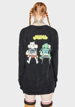 RIPNDIP Butz Up Long Sleeve Graphic Tee Tops