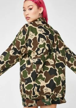 RIPNDIP Nermal Camo Coach Jacket