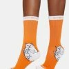 Discount π€© RIPNDIP 𧦠Socks & Tights Orange Lord Nermal Crew 𧦠Socks π 2 RIPNDIP Socks & Tights Orange Lord Nermal Crew Socks
