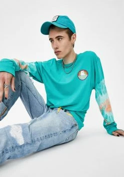 RIPNDIP Tidal Long Sleeve Graphic Tee Tops