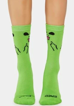 RIPNDIP Alien Face Mid Socks Socks & Tights
