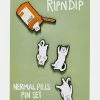 Wholesale โค๏ธ RIPNDIP Nermal Pills Pin Pack Pins & Patches ๐คฉ 1 RIPNDIP Nermal Pills Pin Pack Pins & Patches