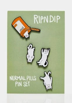 RIPNDIP Nermal Pills Pin Pack Pins & Patches