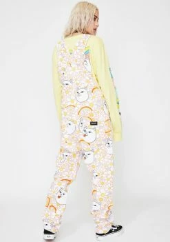 RIPNDIP Jumpsuits & Rompers Daisy Daze Overalls