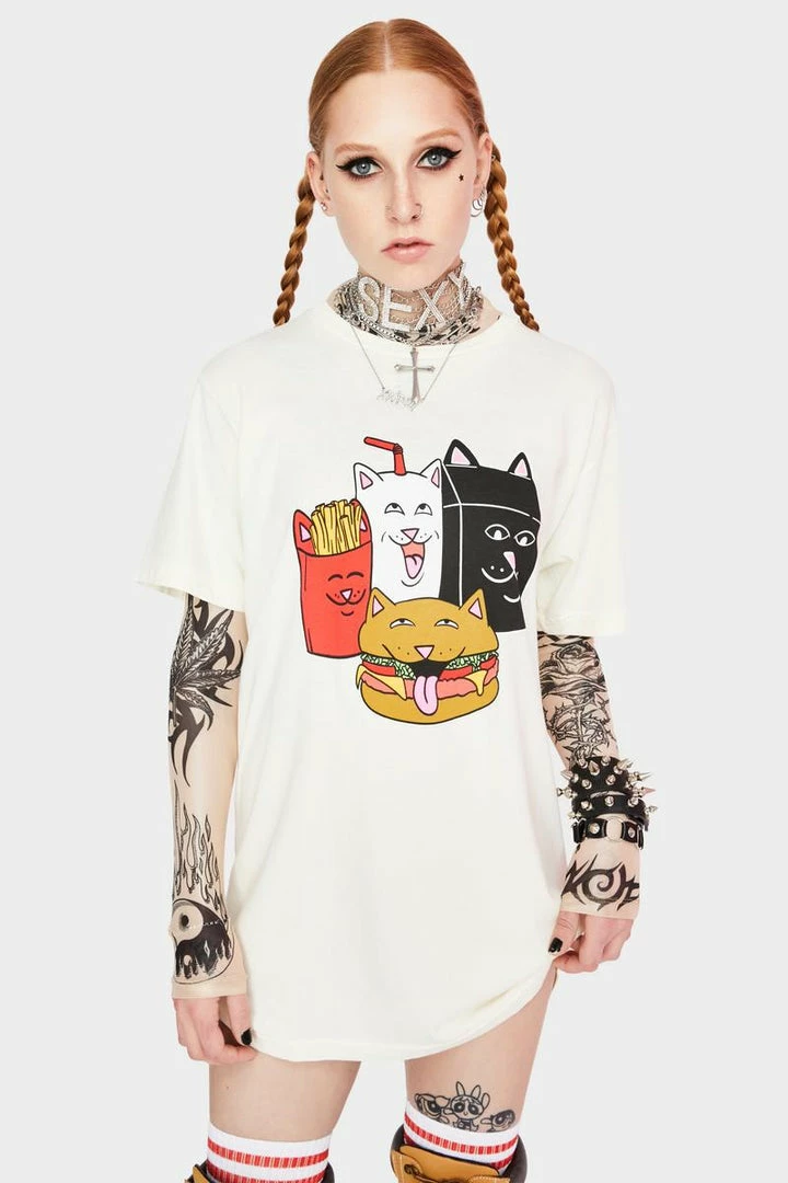 Budget ๐ฅ RIPNDIP McNerm Graphic Tee Tops โจ 3 RIPNDIP McNerm Graphic Tee Tops