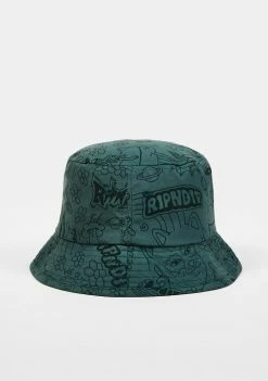RIPNDIP Hats Scribble Bucket Hat
