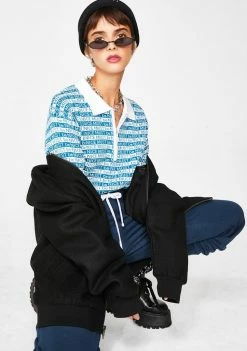 RIPNDIP MBN Zip Rugby Polo Tops