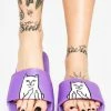 Cheap ๐ RIPNDIP ๐ฉด Sandals Purp Lord Nermal Slides ๐ 1 RIPNDIP Sandals Purp Lord Nermal Slides