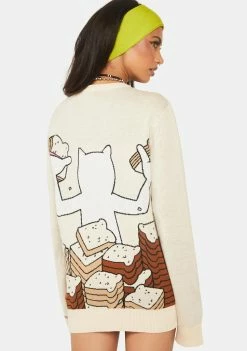 RIPNDIP Let's Get This Bread Knit Sweater